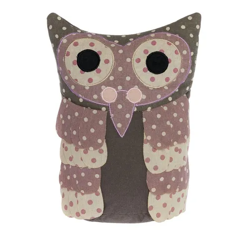 Myflair Möbel & Accessoires Bodentürstopper Türstopper EULE grau rosa violett mit Sandfüllung Doorstop H30cm Türsa