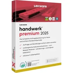 Lexware handwerk premium 2025 - Abo Software - Office-Software für Handwerksbetriebe, bietet einfache Ausschreibungsbearbeitung, blitzschnelle Angebotskalkulation und übersichtliche Stammdatenverwaltung.