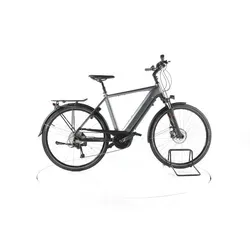 Victoria e-Trekking 12.6 Trekking E-Bike 2022 - eisengrau rot - M/55cm - E-Bikes, ausgestattet mit Bosch PowerTube 500 Wh Akku für lange Fahrten, 25 km/h Unterstützung und sportlichem Design in eisengrau rot.