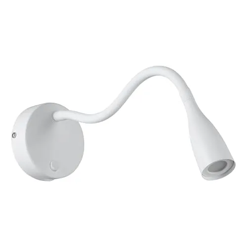 EGLO LED Wandlampe Olivandino 1 – Flexible Leselampe mit USB - Vielseitige Wandlampe mit flexiblem Schwanenhals und warmweißem Licht (3000 K) für stimmungsvolle Beleuchtung. Integrierter USB-Anschluss lädt dein Smartphone direkt am Bett auf.
