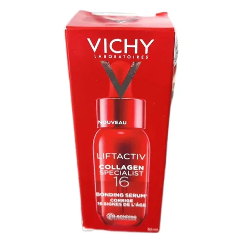 Vichy Liftactiv Collagen Specialist 16 Serum - Arzneimittel zur Hautverjüngung, stimuliert die Kollagenproduktion und mildert 16 Anzeichen der Hautalterung. Ideal für straffere und geschmeidigere Haut.