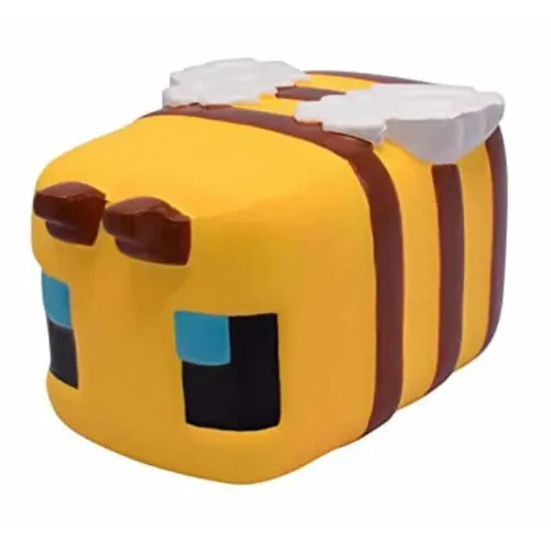 Just Toys Minecraft Anti-Stress-Figur Mega Squishme Serie 3 Biene - 15 cm, hochwertiges Originalprodukt für stressfreies Spielen und kreative Entspannung