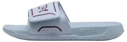 Puma Royalcat Comfort 2 Slides – Bequeme Mode in Blau-Pflaume - Entdecken Sie die Puma Royalcat Comfort 2 Slides für höchsten Tragekomfort. Mit SOFTRIDE-Technologie und verstellbarem Riemen bieten sie eine perfekte Passform. Ideal für entspannte Tage und umweltbewusste Modebewusste.