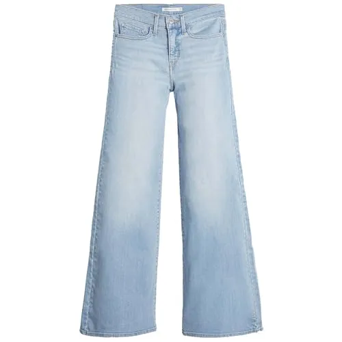 Damen Jeans 318 SHAPING Wide Leg 28/32 - Stylische Wide Leg Jeans aus elastischem Denim, bietet optimalen Tragekomfort und schmeichelnde Passform.