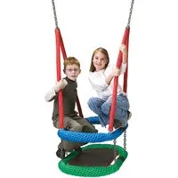 Huck Seilspielgeräte Schaukelsitz "Oval" 612839501 - Entdecken Sie den Huck Seilspielgeräte Schaukelsitz Oval für doppelten Schaukelspaß! Aus robustem Herkules-Tauwerk und wasserfestem Bodenbrett gefertigt, eignet er sich perfekt für Kinder ab 4 Jahren.