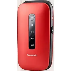 Panasonic KX-TU550 - 2,8 Zoll Einsteigertelefon in Rot, stoßfest und ideal für Senioren oder einfache Nutzung