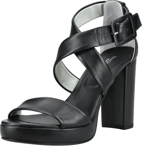 Nero Giardini Leder Sandalen - Elegante Nero Giardini Sandalen aus hochwertigem Leder mit breiten, gepolsterten Riemen für perfekten Halt. Der markante Blockabsatz und die dezente Plateausohle sorgen für ein angenehmes Laufgefühl und stilvollen Auftritt.
