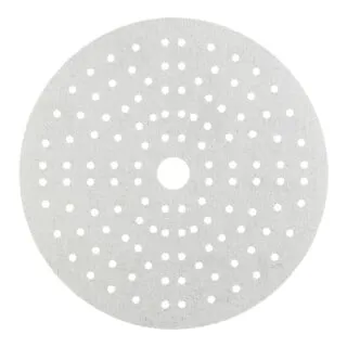 Mirka Iridium 150mm Grip 121L P150 Schleifscheiben 100er-Pack - Hochwertige 150mm Schleifscheiben mit Kletthaftung und 121 Löchern. Ideal für effizientes Schleifen ohne Zusetzen, mit verbesserter Staubabweisung und langer Lebensdauer.