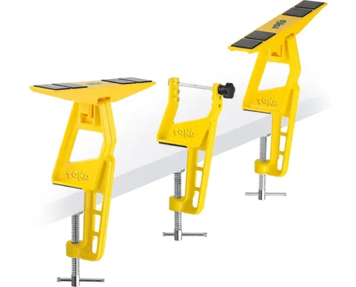 Toko Skispanner Ski Vise Nordic - Kompakte Einspannvorrichtung für Langlaufskis, ideal für Skating und Klassisch. Verstellbares Mittelteil für einfache Fixierung und perfekt für Reisen.