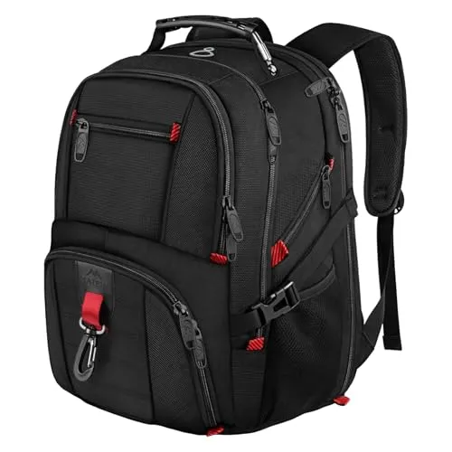 MATEIN Groß Laptop Rucksack Herren 17 Zoll - Wasserdicht & TSA-konform - Laptop-Rucksack für Herren mit viel Stauraum, wasserdichtem Material und TSA-kompatiblem Design. Ideal für Schule, Arbeit und Reisen, bietet er hohen Komfort mit atmungsaktiven Schultergurten und USB-Ladefunktion.