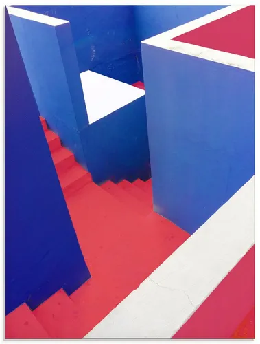 Artland Glasbild staircase, Elemente der Architektur (1 St), in verschiedenen Größen
