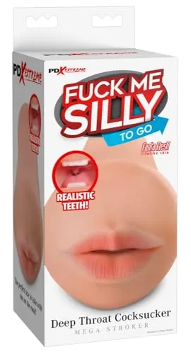PDX Fuck Me Silly To Go Deep Throat Cocksucker, Light, 16,3 cm - Innovatives Sexspielzeug für aufregende Erlebnisse. Mit realistischem Design und handlichem Format für unvergessliche Momente.