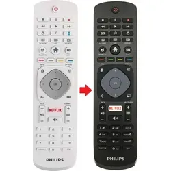 Philips TV Fernbedienung 24PFS5863/12 | 32PFS5863/12 - Original - Tastaturen - Originale Philips Fernbedienung, keine Installation nötig, sofort einsatzbereit mit allen Funktionen, einfach Batterien einlegen und loslegen!