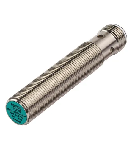 Pepperl+Fuchs NBB4-12GM50-A2-V1-M1 Induktiver Sensor - Induktiver Sensor für präzise Erfassung metallischer Objekte, kompakte Bauform mit 12 mm Durchmesser und robustem Gehäuse, ideal für industrielle Anwendungen.