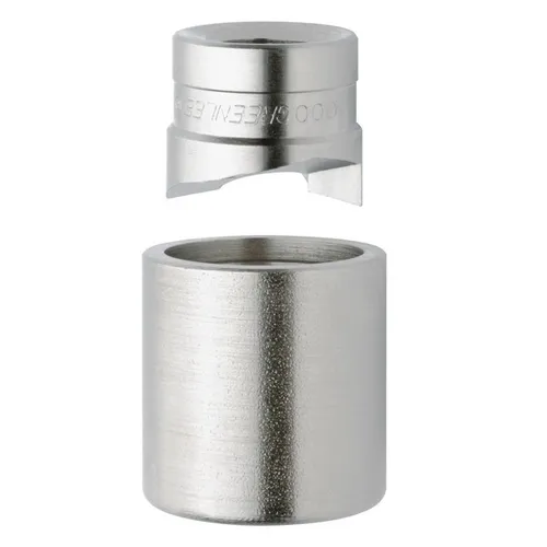 Klauke Spalt-Blechlocher-System 52055437 - Hydraulisches Blechlochersystem für Stahl, Kunststoff und Aluminium bis 3,5 mm, innovatives gewindeloses Design für einfache und schnelle Handhabung.