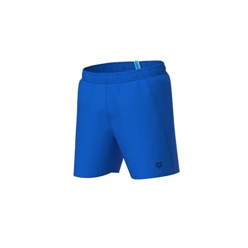 ARENA Herren Badeshorts FUNDAMENTALS BOXER R - Sportliche Herren Badeshorts aus schnelltrocknendem Material, ideal für Schwimmen und Freizeit. Mit praktischer Gesäßtasche und Kordelzug für perfekten Sitz. Erhältlich in leuchtenden Farben.