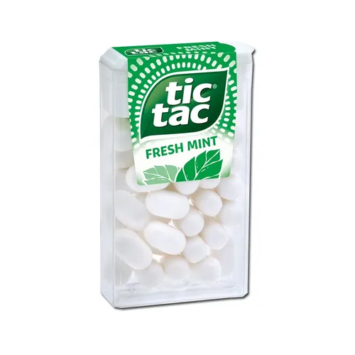  Ferrero Tic Tac fresh mint, Dragee-Bonbon, 18g Packung 55,56€/1kg