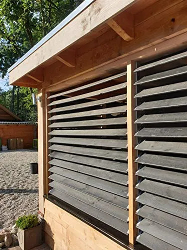 Wovar Flex Fence Edelstahlschienen mit drehbaren Lamellen 165 cm - 2er Set - Hochwertige Edelstahl-Schienen für Zaunfelder, ideal für flexible Gestaltung. Langlebig und wetterbeständig, perfekt für individuelle Lösungen im Außenbereich.