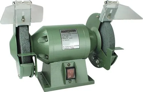 Brüder Mannesmann M 1225-150 Doppelschleifer 200W - Schleifmaschinen, leistungsstarker 200W Doppelschleifer für präzise Schleifarbeiten und vielseitige Anwendungen in Werkstatt und Hobby.