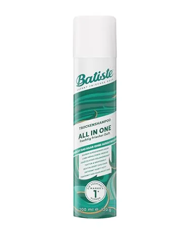 Batiste Trockenshampoo All In One, Haarpflegespray für Frische, Volumen und revitalisiertes Haar zwischen den Haarwäschen, Fruchtig Frisch, 200 ml