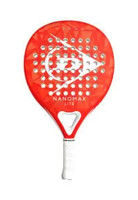 DUNLOP Padelschläger Nanomax Lite - Tennisschläger mit Graphit-Rahmen für höhere Leistung und Haltbarkeit. Ideal für Anfänger, bietet einen breiten Sweetspot und verbessert den Komfort mit einem leichten Soft EVA Core.