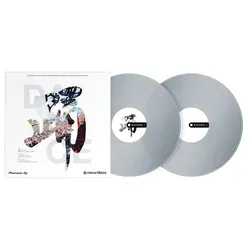 Pioneer DJ RB-VD2-CL Transparent - Transparentes DVS-Control Vinyl-Set für rekordbox, ideal zum Mixen und Scratchen wie mit echten Schallplatten, 2 Stück im Set.