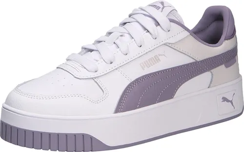 Puma Carina Street Sneaker Kinder - Weiß - 36 - Bequeme Schnürhalbschuhe von Puma für Kinder. Mit dämpfender SoftFoam+ Einlegesohle und griffiger Gummisohle für hohen Tragekomfort im Alltag. Ideal für aktive Kinder!