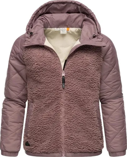 Ragwear Outdoorjacke Damen lila, XXXL 711649-0001-09995 - Funktionsjacken, modische Damen Hybrid-Jacke aus modernem Materialmix, perfekt kombinierbar mit Streetwear für kühle Tage im Herbst und Frühling.