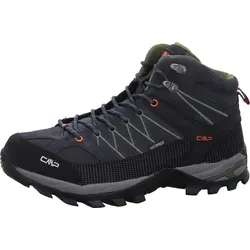 CMP Rigel Mid Trekking Shoes WP - Antracite-Torba, Größe 42 - Wanderschuhe mit wasserdichtem Obermaterial aus Suede Leather, perfekt für anspruchsvolle Trekkingtouren und Outdoor-Abenteuer.