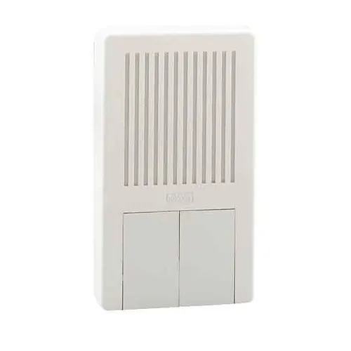 Balcom Electronic Signalgeber DS 20 ws - Sonstige Signalgeber, leistungsstarker Schallgeber mit zwei Tönen, ideal für Alarm- und Warnsysteme, Gehäusefarbe weiß und aus robustem Kunststoff.