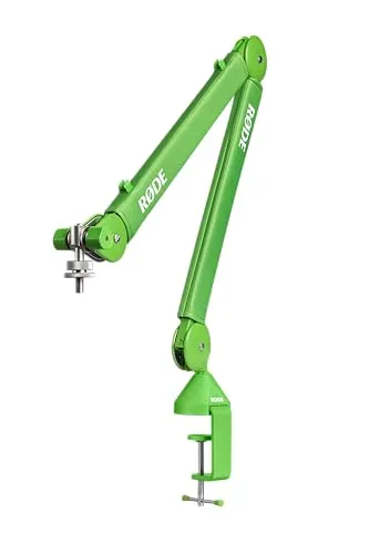 RODE PSA1+ grün Professioneller Studioarm - Robuster Mikrofonständer für optimale Positionierung, ideal für den professionellen Einsatz im Studio, flexibel und einfach verstellbar.