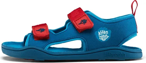 Affenzahn Sandale Vegan Airy mit Klettverschluss - Wanderschuhe für Kinder, leicht und flexibel, ideal für den Sommer. 100% vegan, mit einem Barfußschuhprinzip für gesunde Fußentwicklung und schnellem An- und Ausziehen dank Klettverschluss.