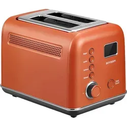Buydeem DT730E Koi Red 2-Slice Toaster - Automatischer 2-Scheiben Toaster aus Metall in Koi Rot, mit praktischer Toastfunktion für perfekte Ergebnisse und stilvolles Design in Ihrer Küche.