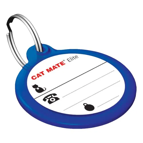 Cat Mate elektronische I.D.-Marke ID Disc - einzigartige Identifikation für Katzen und kleine Hunde, kompatibel mit Mikrochip-Laufwerken