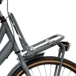 Cortina Vorderträger Oberteile 24 26 Mausgrau Matt - Robuster Vorderträger für Fahrräder, ideal zum Transport von Gepäck bis 10 kg. Die elegante mausgraue Matt-Optik sorgt für einen modernen Look und passt perfekt zu Ihrem Fahrrad.