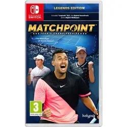 Matchpoint - Tennis Championships: Legends Edition (Nintendo Switch) - Nintendo Switch Spiel mit umfangreichen Anpassungsmöglichkeiten für Ihren eigenen 3D-Tennisstar, inklusive realistischer Techniken wie einhändigem oder beidhändigem Rückhand.
