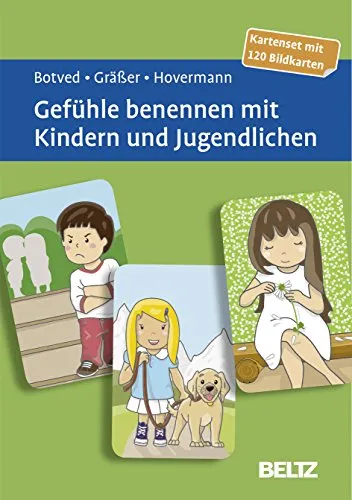 Gefühle benennen mit Kindern und Jugendlichen: Kartenset mit 120 Bildkarten - Soziologie-Referenz mit 120 Bildkarten zur Förderung emotionaler Intelligenz bei Kindern und Jugendlichen, inkl. informativem 12-seitigem Booklet.