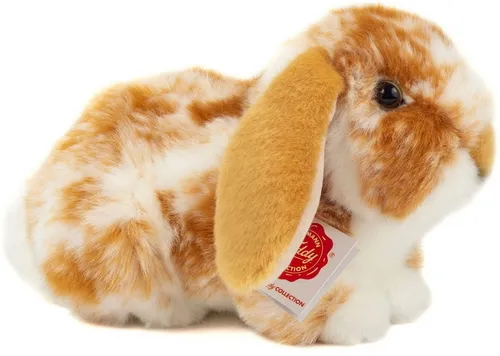 Teddy Hermann Widderkaninchen 23 cm - Nachhaltiges Kuscheltier - Stofftier & Teddybären: Kuscheliges Widderkaninchen aus recyceltem Plüsch, ideal für Kinder ab 18 Monaten, pflegeleicht und sicher.