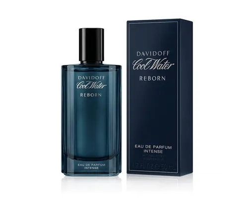 Davidoff Cool Water Reborn Intense Eau de Parfum 50 ml - Herrendüfte mit kraftvollem, sinnlich-holzigem Duft, der die Energie des Meeres widerspiegelt – eine Neuinterpretation des ikonischen Cool Water für Männer.