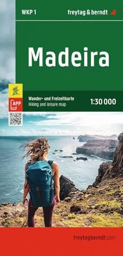 freytag & berndt Wanderkarte WKP 1 Madeira 1:30.000: mit APP