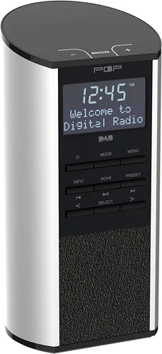 Sahaga 100352 POPtube Soundsystem Bluetooth - Stylisches DAB+ FM Radio mit Bluetooth-Funktion, ideal für Musikliebhaber und als Radiowecker. Genießen Sie klare Klangqualität in modernem Design.