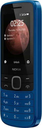 Nokia 225 Mobiltelefon - 2,4 Zoll, 4G, Dual-SIM, Blau - Handy ohne Vertrag, ideal für einfache Kommunikation, mit 4G-Funktion und Dual-SIM für flexible Nutzung.