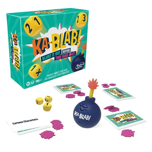 Hasbro Gaming Ka-Blab! Spiel für Familien, Teenager und Kinder ab 10 Jahren, fam
