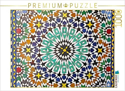 CALVENDO Puzzle Mosaik, Marrakesch 1000 Teile Puzzle quer | 1000 Teile Lege-Größe 64 x 48 cm Foto-Puzzle für glückliche Stunden