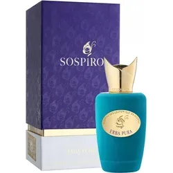 Sospiro Erba Pura 100ml Eau de Parfum – Einzigartiger Duft für Alle - Unisex Düfte mit einer blüten- und fruchtigen Komposition, die 2013 erschien. Erleben Sie samtige Haltbarkeit und faszinierende Duftnoten von Orange, Bergamotte und Vanille.