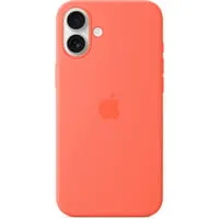 Apple iPhone 16 Plus Silikonhülle mit MagSafe, mandarine - Schutzhülle für Apple iPhone 16 Plus, mit integriertem MagSafe für einfaches kabelloses Laden und perfekten Schutz in stylischem Mandarinen-Design.