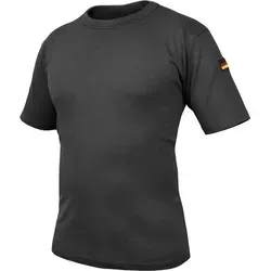 normani Funktionsshirt Herren Tactical T-Shirt „Macapá“ Tactitcal Bundeswehr Shirt Tropen BW Tropenhemd mit Deutschlandfahnen grau|schwarz 5/S