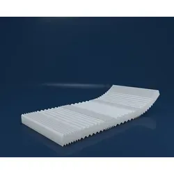 MSS e.K. VitalFoam Wellness Matratze 90 x 190 cm - 7-Zonen Kaltschaummatratze für optimale Entlastung von Bandscheiben und Gelenken, schadstoffgeprüft und Made in Germany - ideal für erholsamen Schlaf.