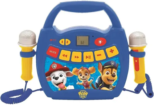 Lexibook Erste Karaoke Paw Patrol (MP300PAZ) - Kreatives Karaoke-Erlebnis für Kinder, fördert Musikalität und Spaß beim Singen