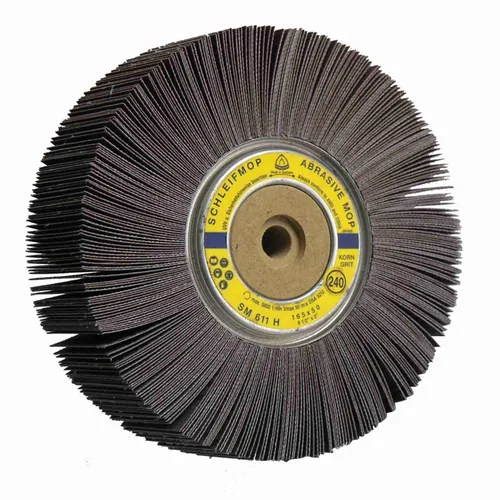 Klingspor SM 611 H Schleifmopräder LS 309 X - Schleifstifte für vielseitige Anwendungen, ideal für Holz, Metall und Kunststoff mit Körnung 120 und einer Drehzahl von bis zu 5800 U/min.